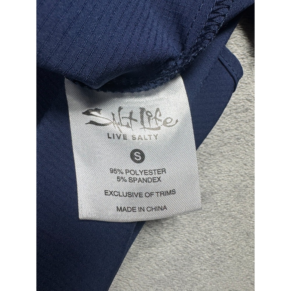Salt Life SLX Performance Fishing And Boating Button Down Shirt Vented Men Small - Picture 9 of 16